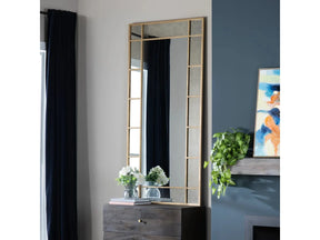 Margo Antique Gold Wall Mirror by Crestview at Eve Furniture