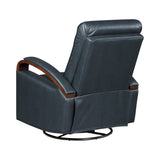 Margot Dark Blue Swivel Glider Reclining Chair