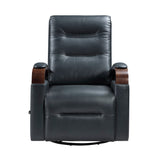 Margot Dark Blue Swivel Glider Reclining Chair