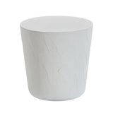 Margot Light Grey Faux Plaster Indoor / Outdoor Concrete Stool by TOV Furniture at Eve Furniture