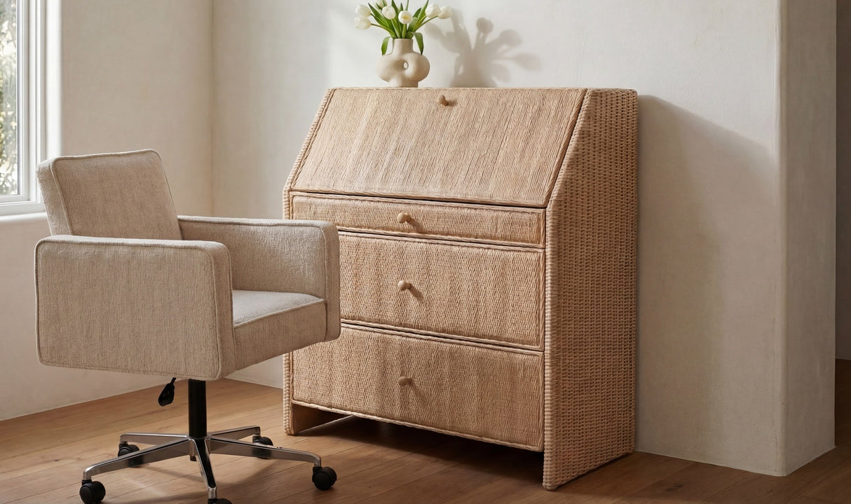 Margot Secretary Desk by Moe's Home at Eve Furniture