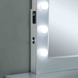 Margret White/Gray Vanity Set by Furniture of America at Eve Furniture