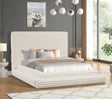 Mariah Beige Queen Platform Bed by Happy Homes at Eve Furniture