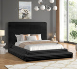 Mariah Black King Platform Bed by Happy Homes at Eve Furniture