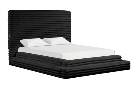 Mariah Black Queen Platform Bed by Happy Homes at Eve Furniture