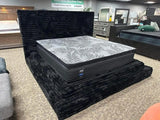 Mariah Black Queen Platform Bed by Happy Homes at Eve Furniture