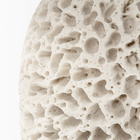 Mariam (26"H) Cream Coral-Inspired Base Table Lamp by Mercana at Eve Furniture