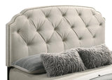 Marianna Cream 4-Drawer Upholstered Full Storage Bed by Coaster at Eve Furniture