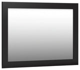 Maribel Black Bedroom Mirror by Ashley at Eve Furniture