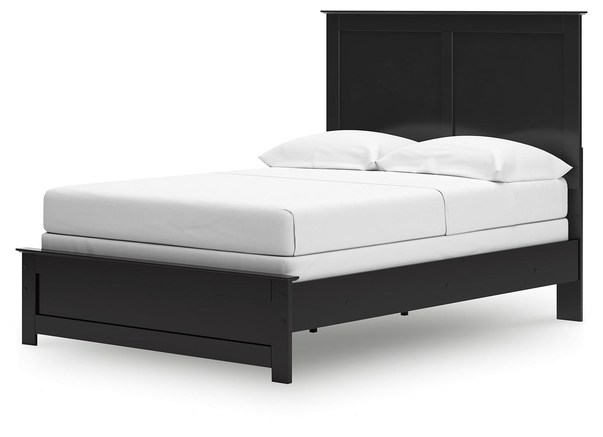 Maribel Black Full Panel Bed by Ashley at Eve Furniture