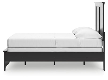 Maribel Black Full Panel Bed by Ashley at Eve Furniture