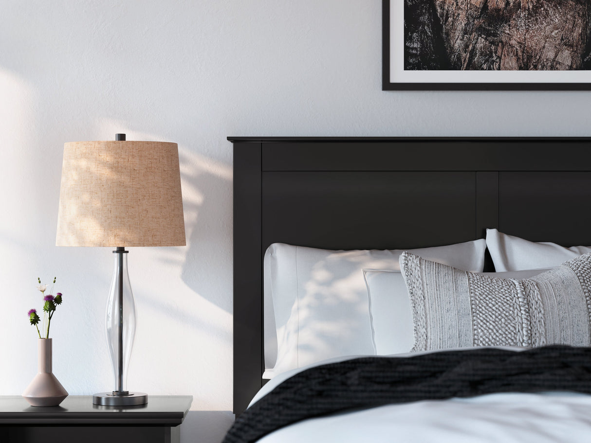 Maribel Black Full Panel Bed by Ashley at Eve Furniture