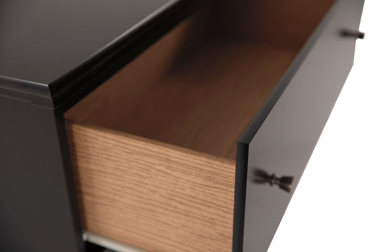 Maribel Black Panel Bedroom Set by Ashley at Eve Furniture