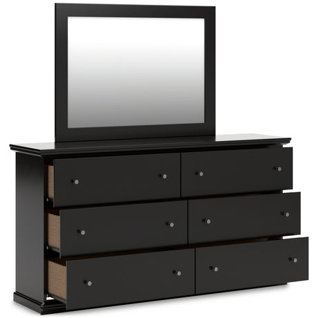 Maribel Black Panel Bedroom Set by Ashley at Eve Furniture
