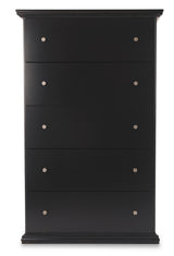 Maribel Black Panel Bedroom Set by Ashley at Eve Furniture