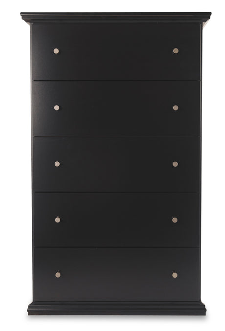 Maribel Black Panel Bedroom Set by Ashley at Eve Furniture