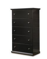 Maribel Black Panel Bedroom Set by Ashley at Eve Furniture
