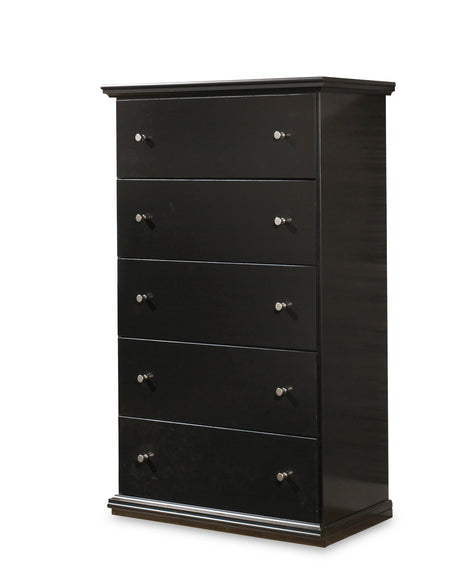 Maribel Black Panel Bedroom Set by Ashley at Eve Furniture