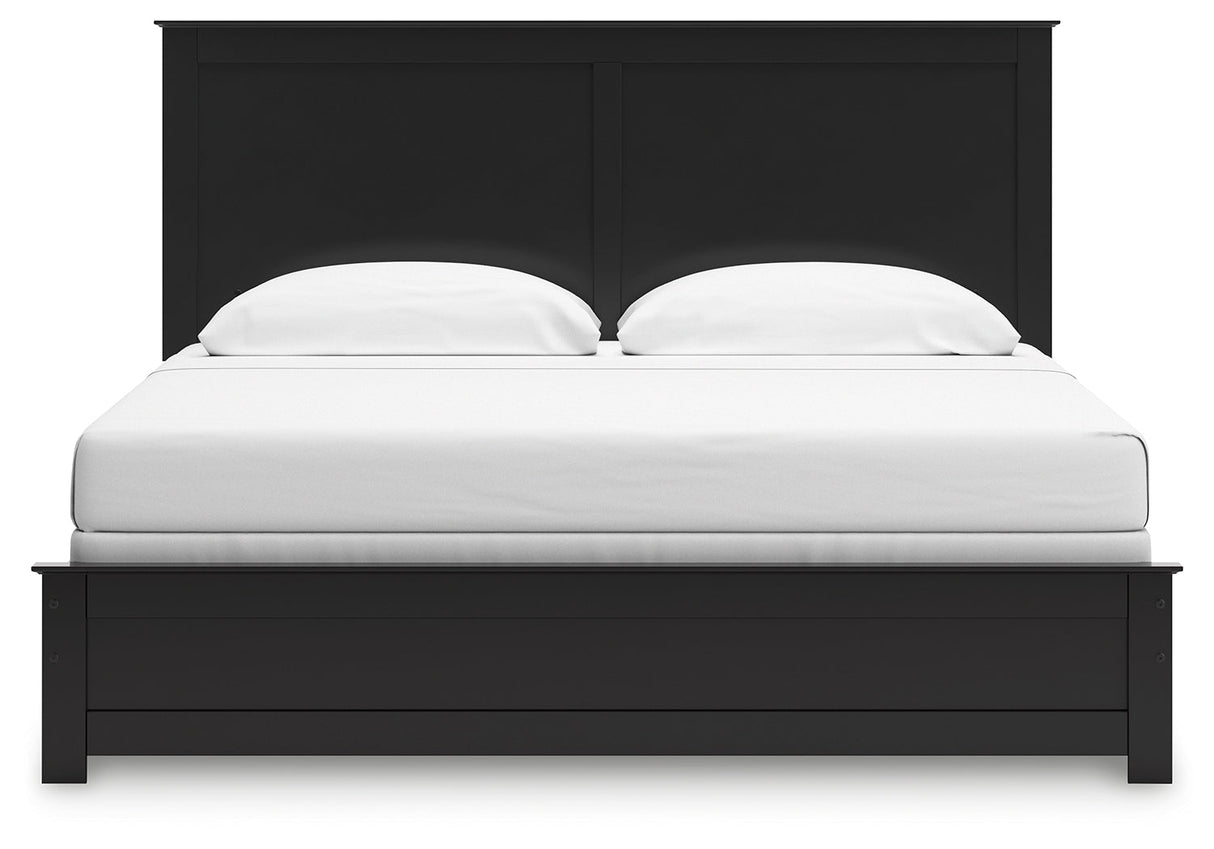 Maribel Black Panel Bedroom Set by Ashley at Eve Furniture