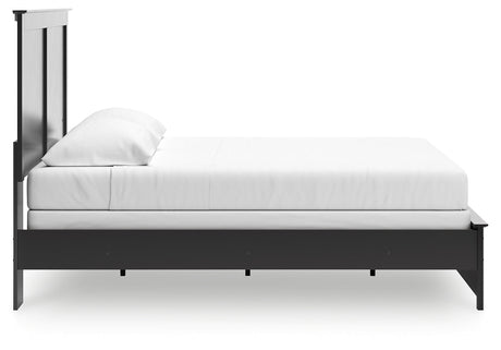Maribel Black Panel Bedroom Set by Ashley at Eve Furniture