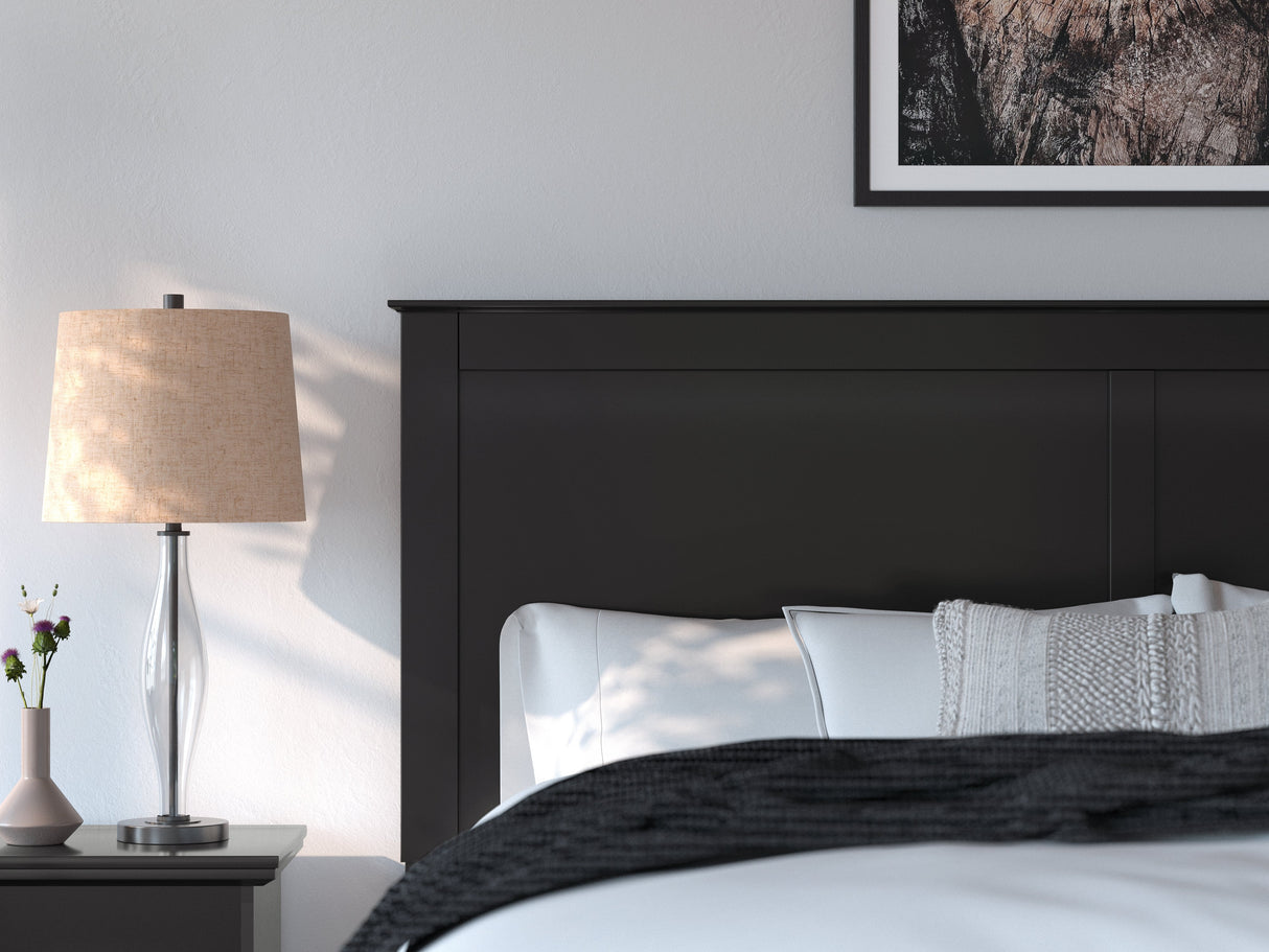 Maribel Black Panel Bedroom Set by Ashley at Eve Furniture