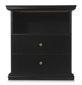 Maribel Black Panel Bedroom Set by Ashley at Eve Furniture
