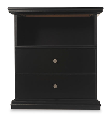 Maribel Black Panel Bedroom Set by Ashley at Eve Furniture