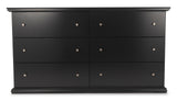 Maribel Black Panel Bedroom Set by Ashley at Eve Furniture