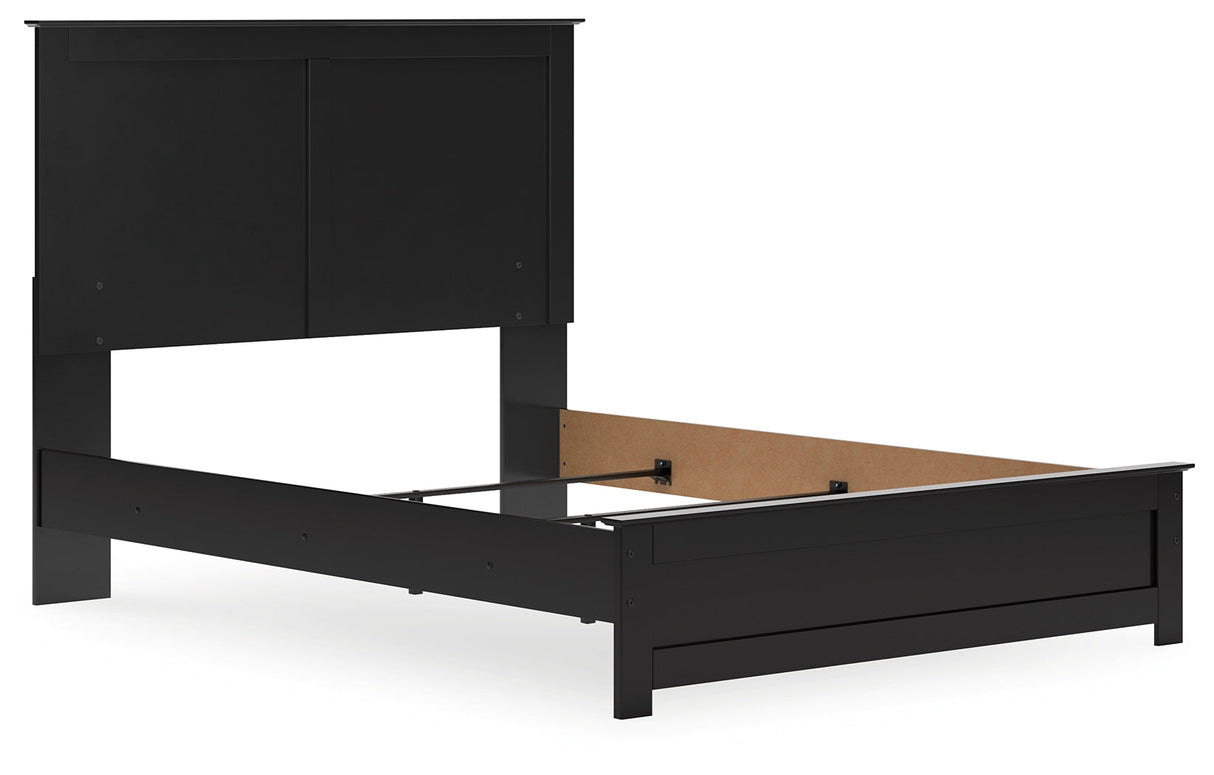 Maribel Black Queen Panel Bed by Ashley at Eve Furniture