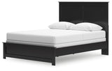 Maribel Black Queen Panel Bed by Ashley at Eve Furniture
