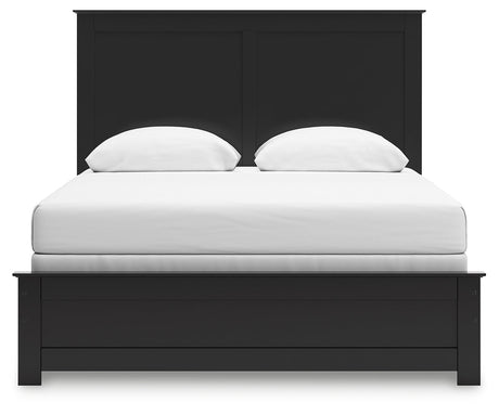 Maribel Black Queen Panel Bed by Ashley at Eve Furniture