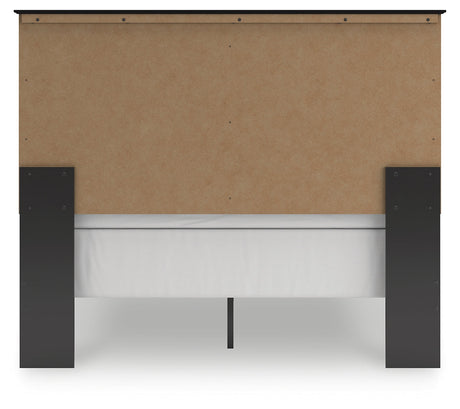Maribel Black Queen Panel Bed by Ashley at Eve Furniture