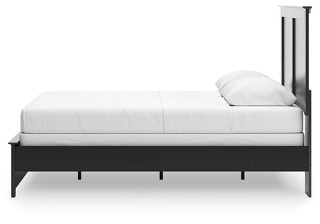 Maribel Black Queen Panel Bed by Ashley at Eve Furniture