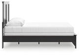 Maribel Black Queen Panel Bed by Ashley at Eve Furniture