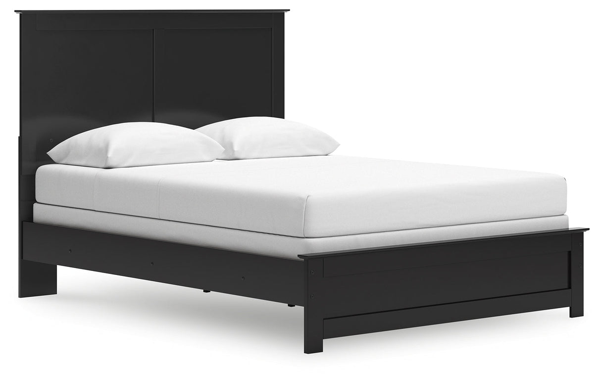 Maribel Black Queen Panel Bed by Ashley at Eve Furniture