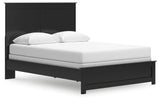 Maribel Black Queen Panel Bed by Ashley at Eve Furniture
