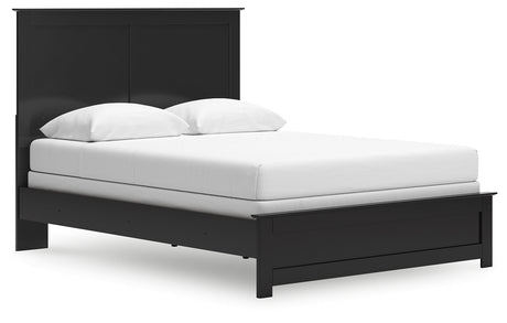 Maribel Black Queen Panel Bed by Ashley at Eve Furniture