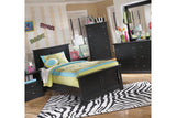 Maribel Black Twin Panel Bed by Ashley at Eve Furniture