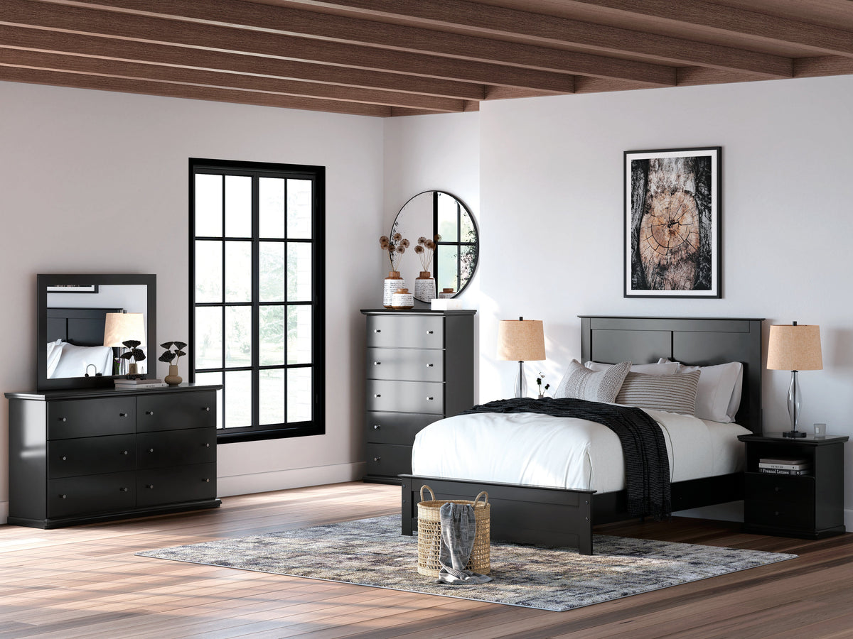Maribel Black Youth Panel Bedroom Set by Ashley at Eve Furniture