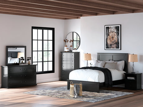 Maribel Black Youth Panel Bedroom Set by Ashley at Eve Furniture