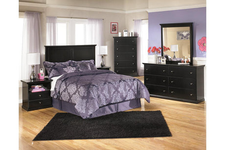 Maribel Black Chest of Drawers by Ashley at Eve Furniture