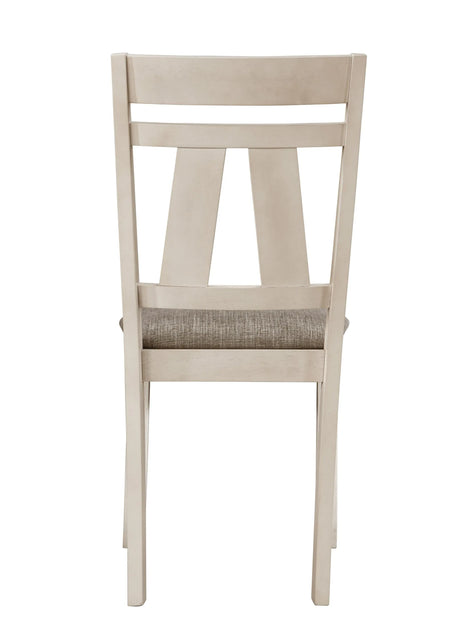 Maribelle Chalk and Gray Dining Chair, Set of 2 by Crown Mark at Eve Furniture