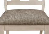Maribelle Chalk and Gray Dining Chair, Set of 2 by Crown Mark at Eve Furniture