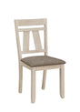 Maribelle Chalk and Gray Dining Chair, Set of 2 by Crown Mark at Eve Furniture