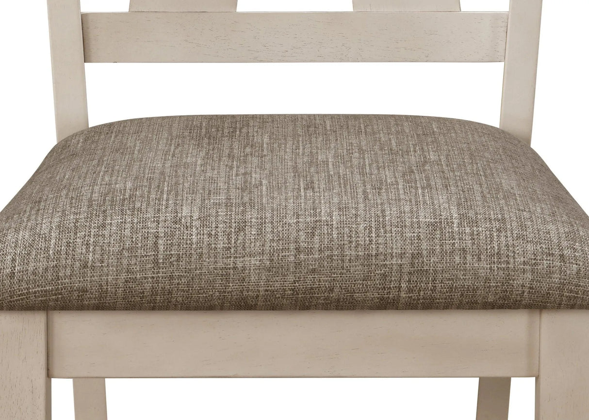 Maribelle Chalk and Gray Extendable Dining Set by Crown Mark at Eve Furniture