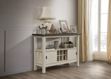Maribelle Chalk and Gray Server by Crown Mark at Eve Furniture