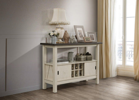 Maribelle Chalk and Gray Server by Crown Mark at Eve Furniture