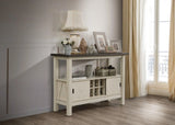 Maribelle Chalk and Gray Server by Crown Mark at Eve Furniture