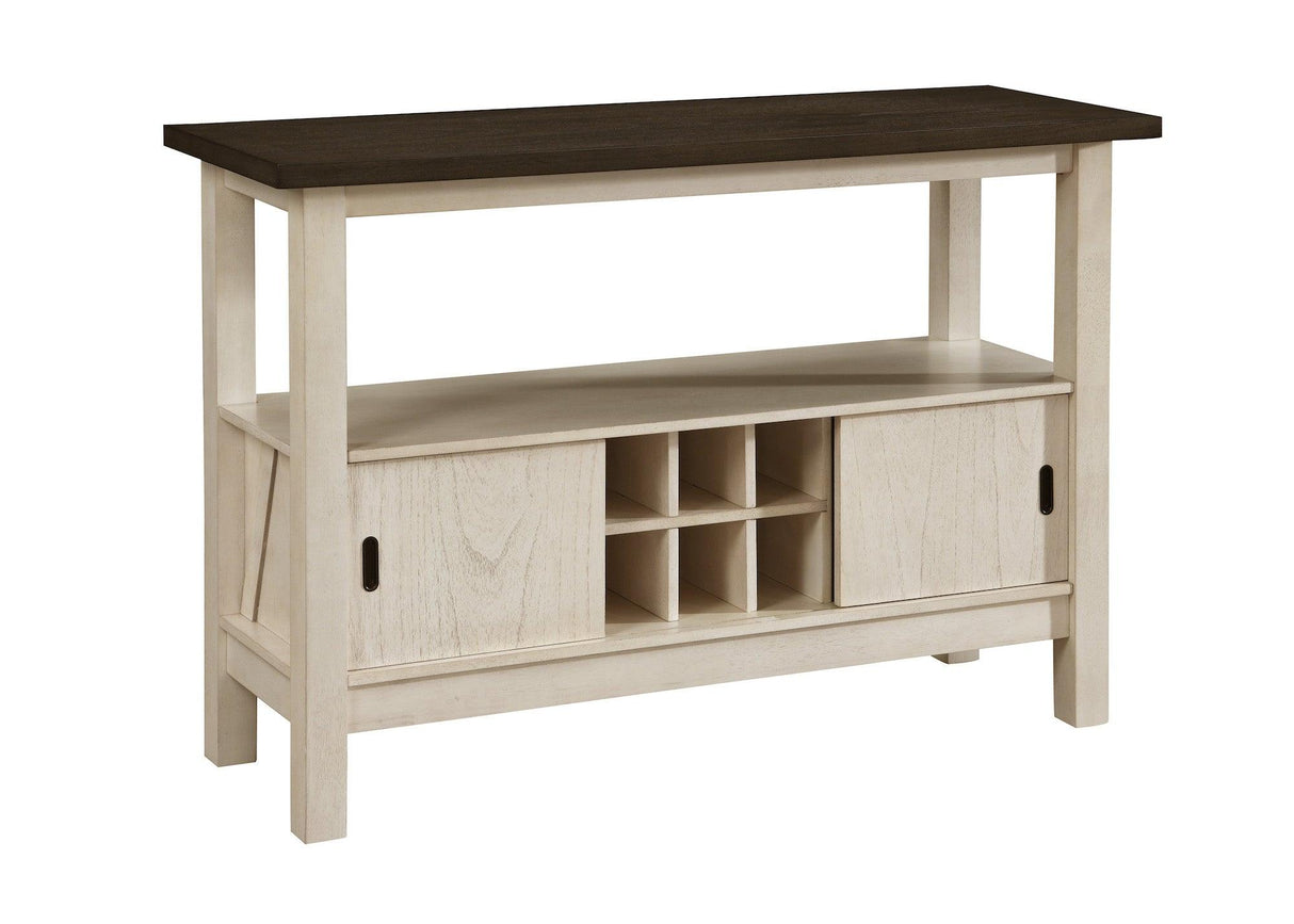 Maribelle Chalk and Gray Server by Crown Mark at Eve Furniture
