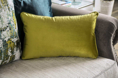 Mariella Gray & Beige Stationary Sofa & Loveseat by Furniture of America at Eve Furniture